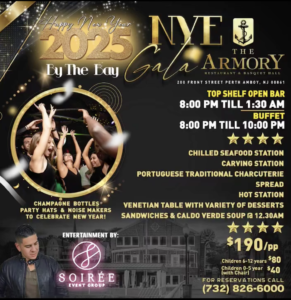 New Years at the Armory on the Waterfront in Perth Amboy